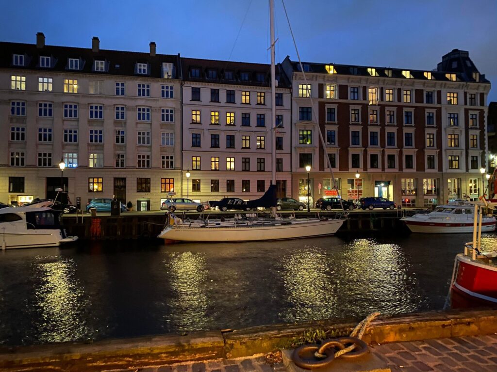 "Eira" parked up at Nyhavn in Copenhagen
